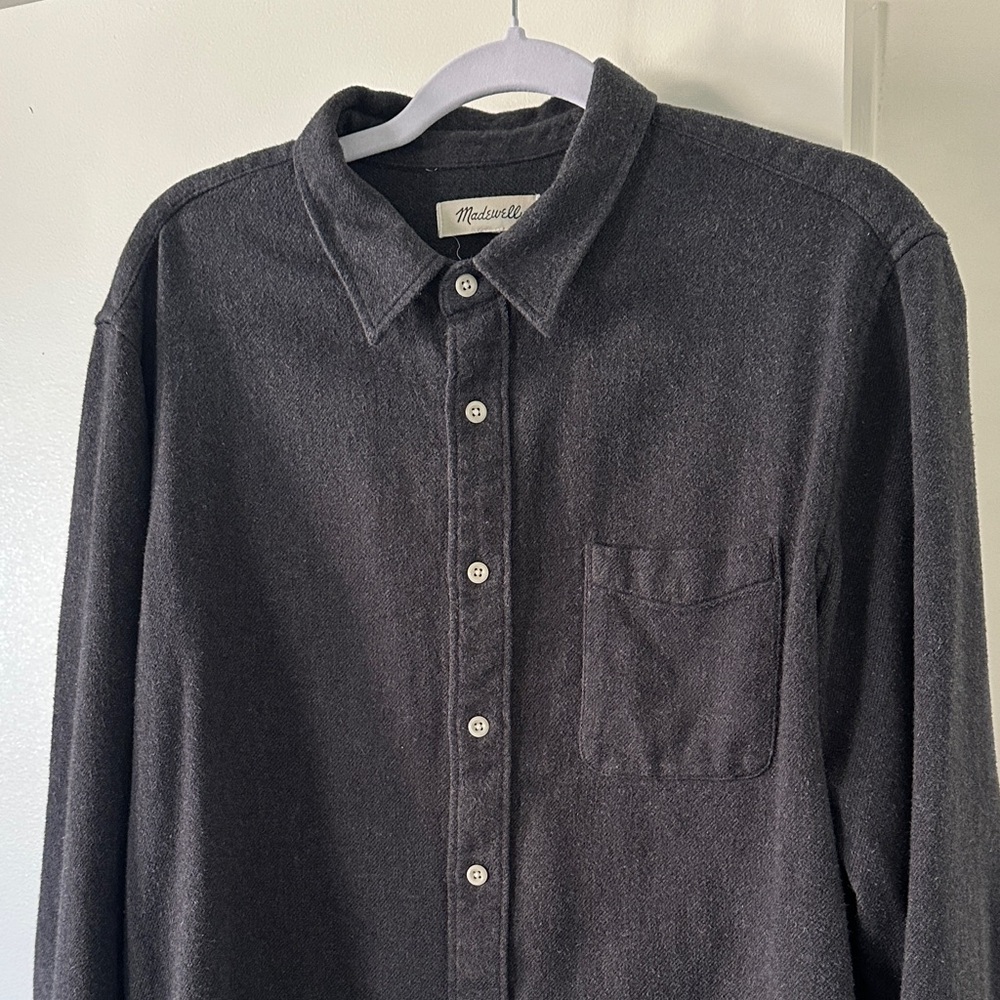 Madewell Charcoal Button Down Shirt
